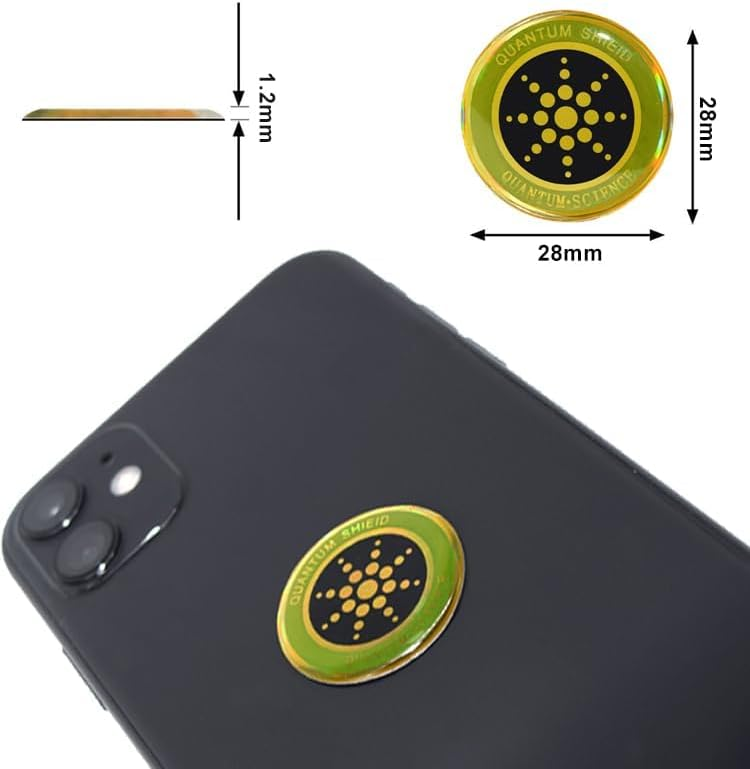 5G EMF Quantum Shield Stickers - 12 Pack for Electronics