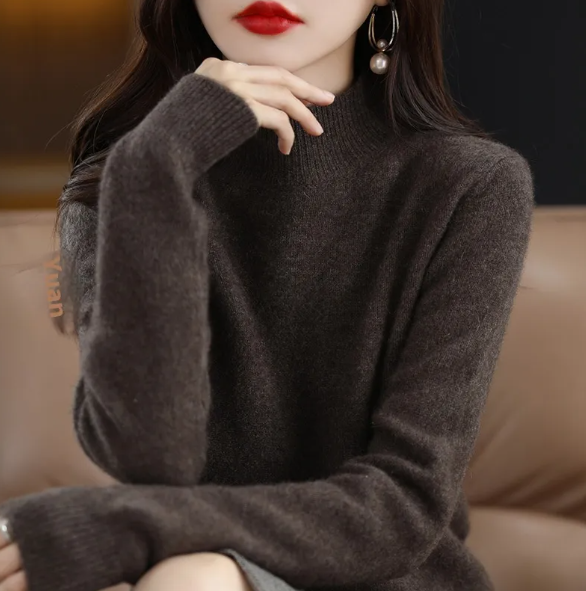 WW | Autumn/Winter Half-High Collar Sweater