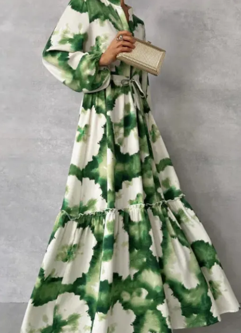 WW | Stylish Women's Long Sleeve Dress