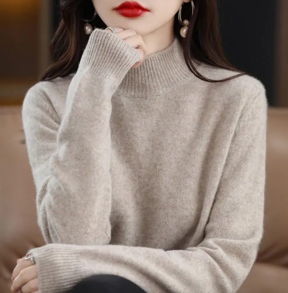 WW | Autumn/Winter Half-High Collar Sweater