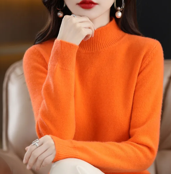WW | Autumn/Winter Half-High Collar Sweater