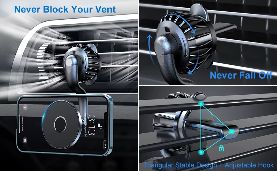 360° MagSafe Car Vent Mount