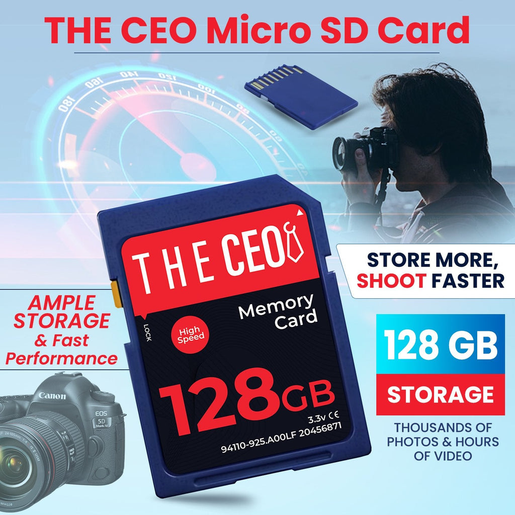 UltraSpeed 128GB SD Card - Class 10 UHS-I