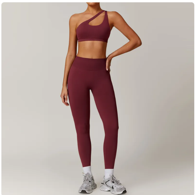 WW | Seamless Backless Yoga Set – 2-Piece Bra & Leggings