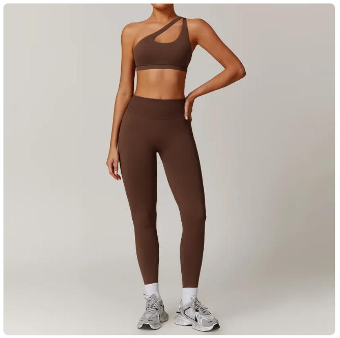 WW | Seamless Backless Yoga Set – 2-Piece Bra & Leggings