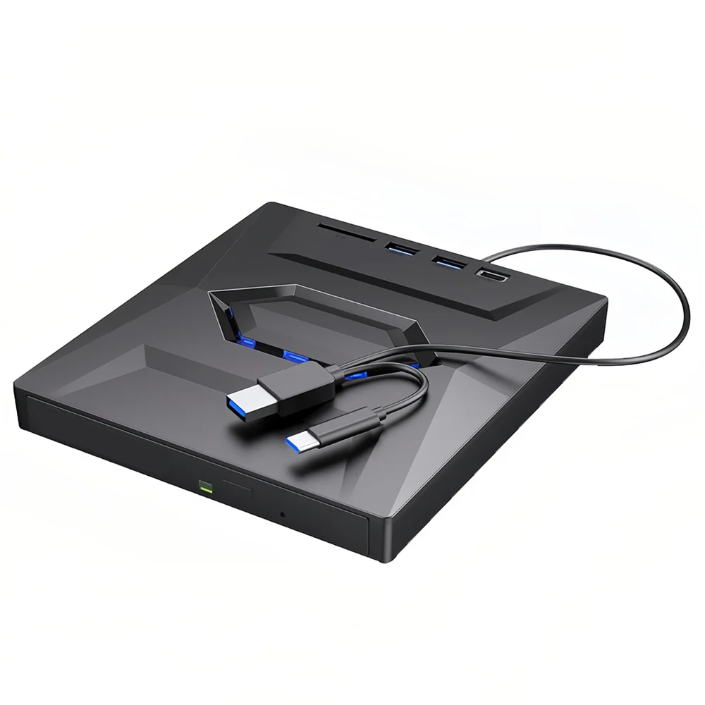 USB 3.0 External CD DVD Burner and Reader for PC Laptop