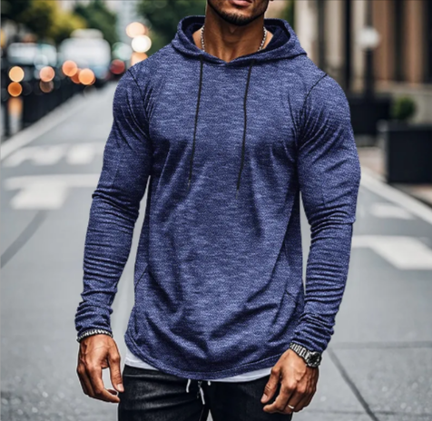 WW | Men's Plus-Size Hooded Sweater.