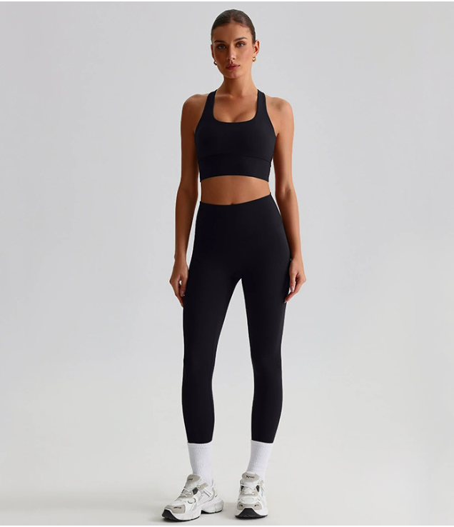 WW | Seamless Backless Yoga Set – 2-Piece Bra & Leggings
