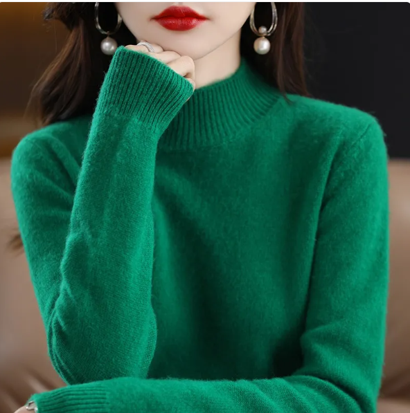 WW | Autumn/Winter Half-High Collar Sweater
