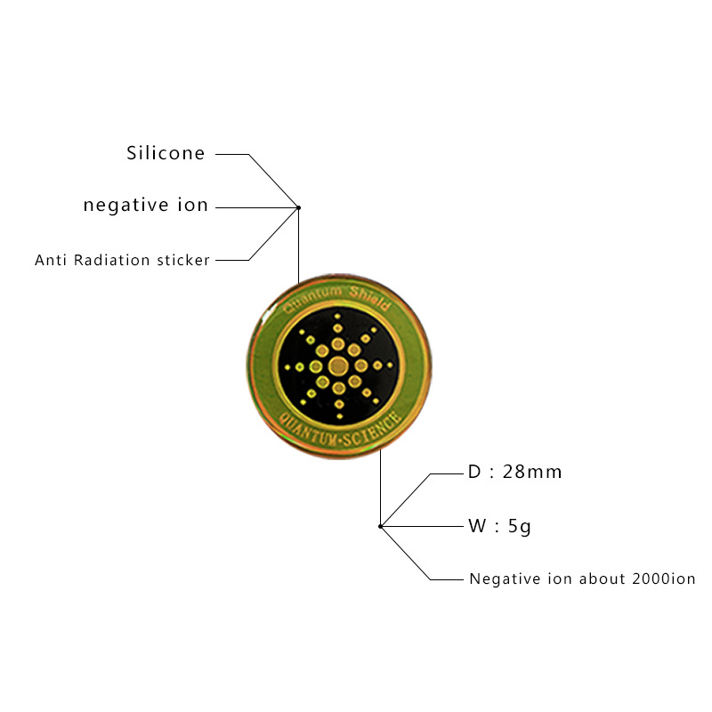 5G EMF Quantum Shield Stickers - 12 Pack for Electronics