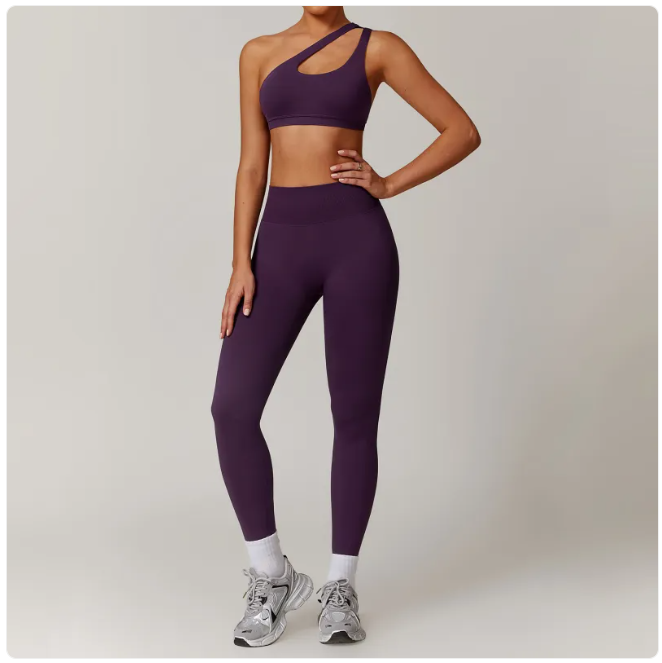 WW | Seamless Backless Yoga Set – 2-Piece Bra & Leggings