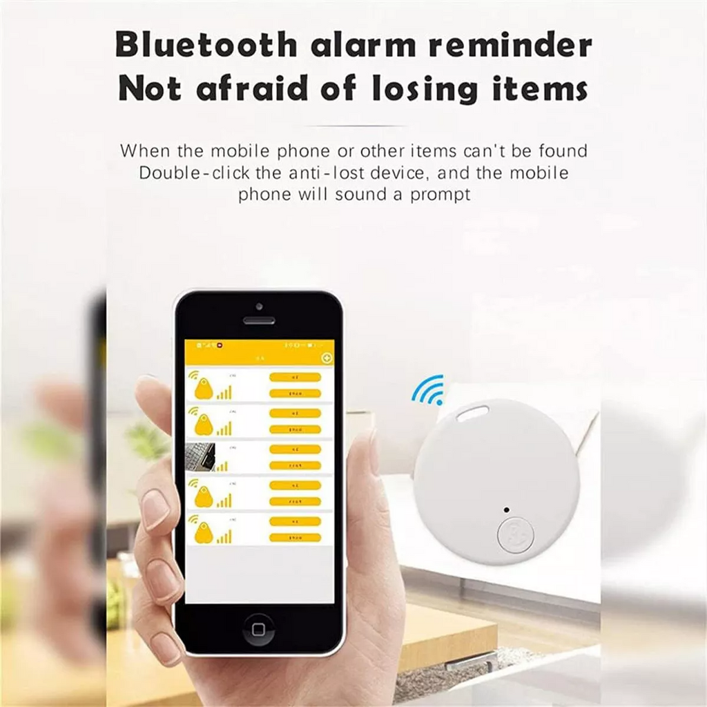 Compact Bluetooth GPS Tracker for Pets & Kids