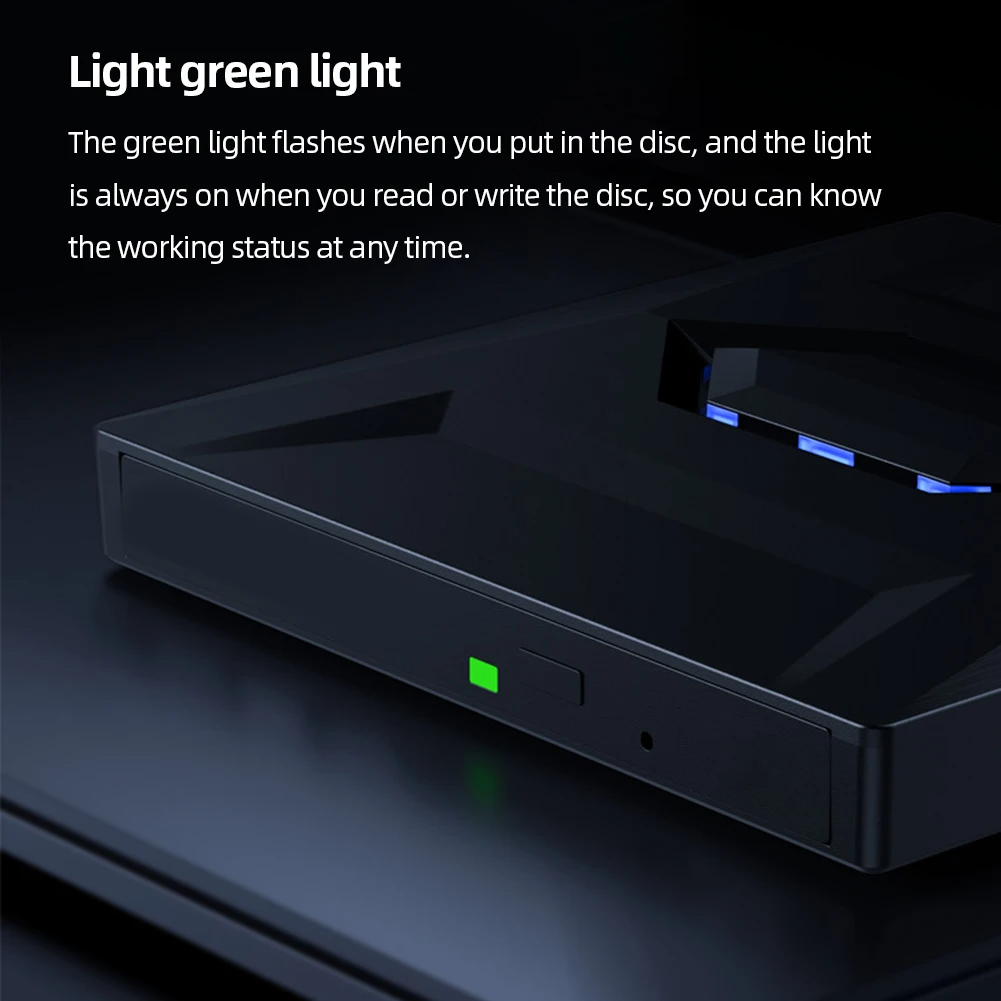 USB 3.0 External CD DVD Burner and Reader for PC Laptop