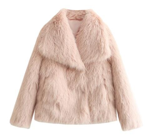 WW | Women's Faux Fox Fur Coat