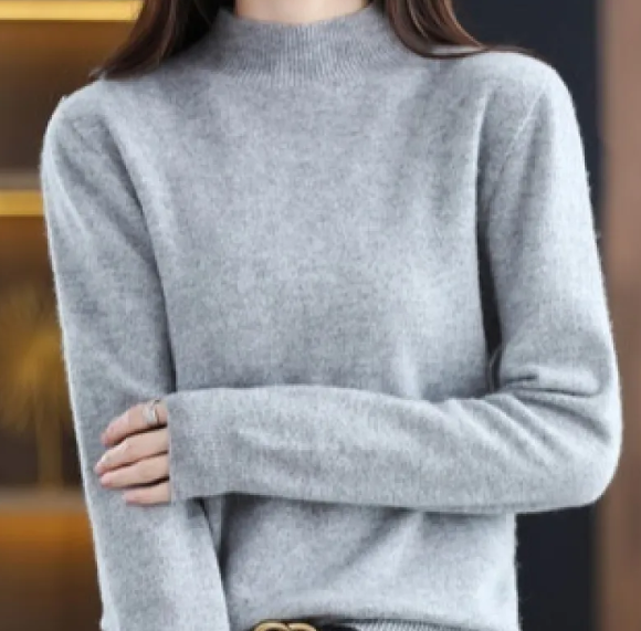 WW | Autumn/Winter Half-High Collar Sweater