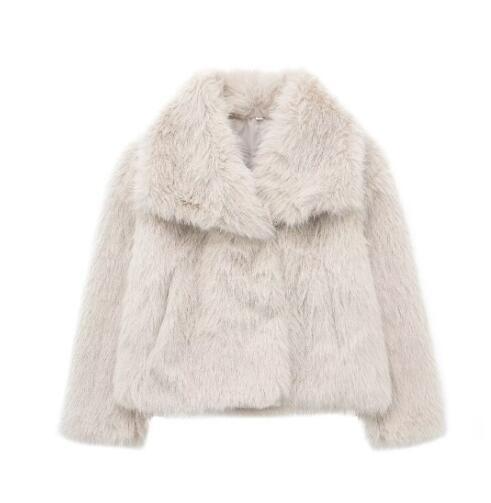 WW | Women's Faux Fox Fur Coat