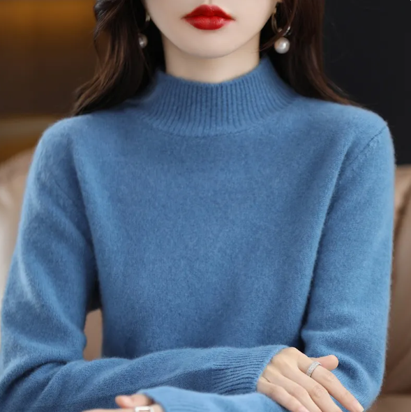 WW | Autumn/Winter Half-High Collar Sweater