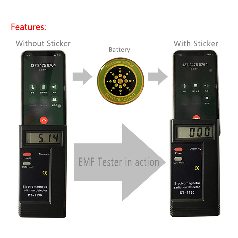 5G EMF Quantum Shield Stickers - 12 Pack for Electronics