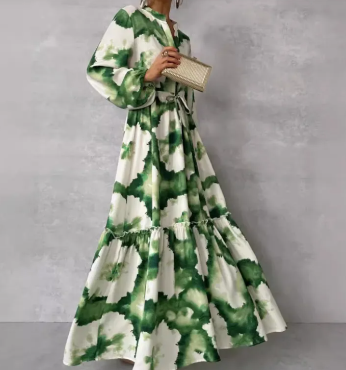 WW | Stylish Women's Long Sleeve Dress