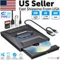 USB 3.0 External CD DVD Burner and Reader for PC Laptop