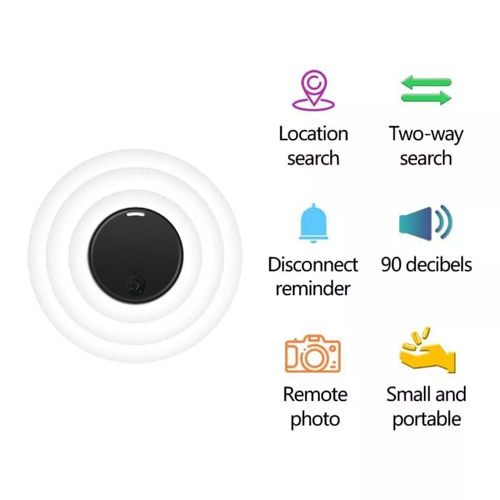 Compact Bluetooth GPS Tracker for Pets & Kids