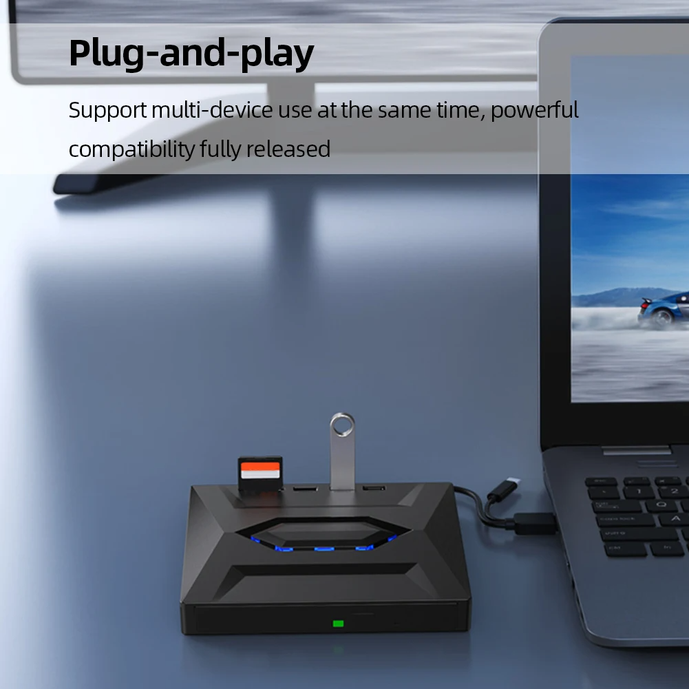USB 3.0 External CD DVD Burner and Reader for PC Laptop