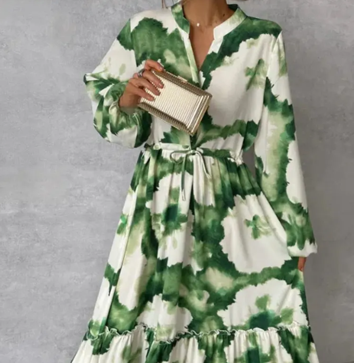 WW | Stylish Women's Long Sleeve Dress