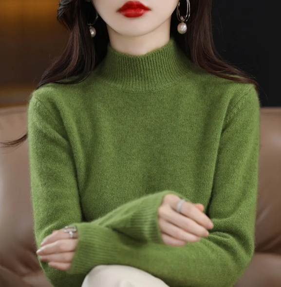WW | Autumn/Winter Half-High Collar Sweater